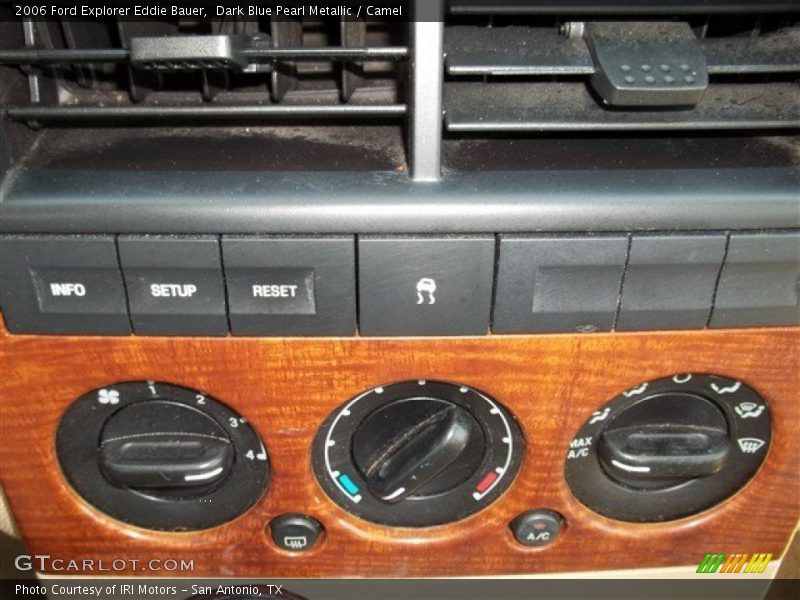 Dark Blue Pearl Metallic / Camel 2006 Ford Explorer Eddie Bauer