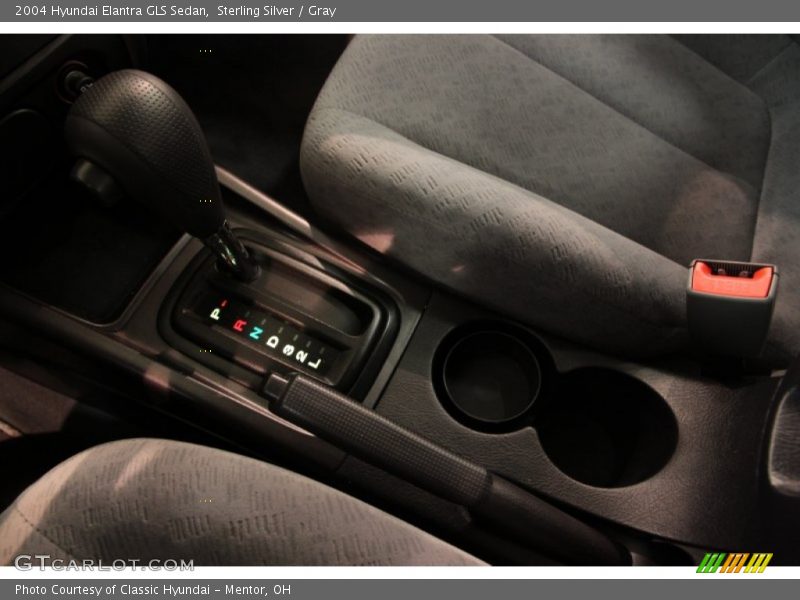 Sterling Silver / Gray 2004 Hyundai Elantra GLS Sedan