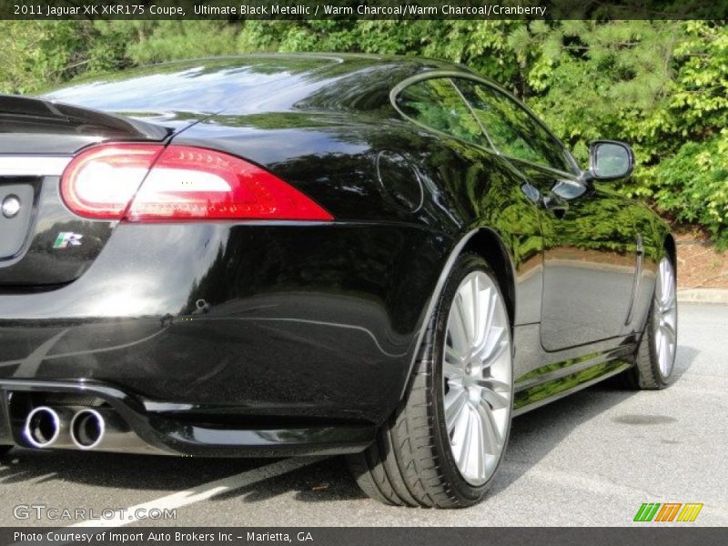 Ultimate Black Metallic / Warm Charcoal/Warm Charcoal/Cranberry 2011 Jaguar XK XKR175 Coupe