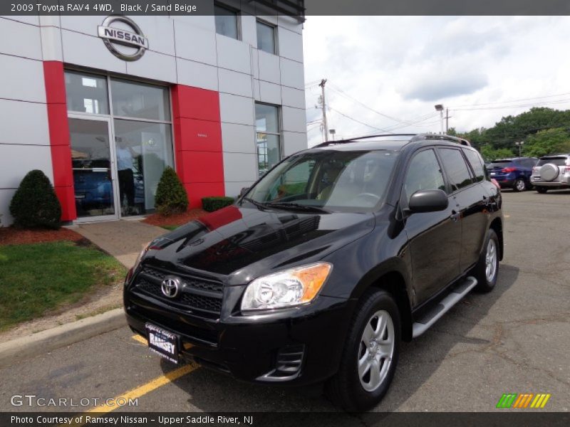 Black / Sand Beige 2009 Toyota RAV4 4WD