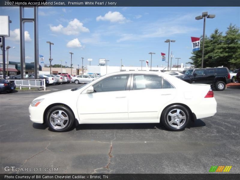  2007 Accord Hybrid Sedan Premium White Pearl