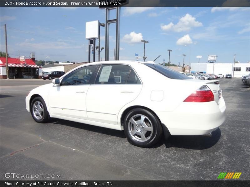 Premium White Pearl / Ivory 2007 Honda Accord Hybrid Sedan