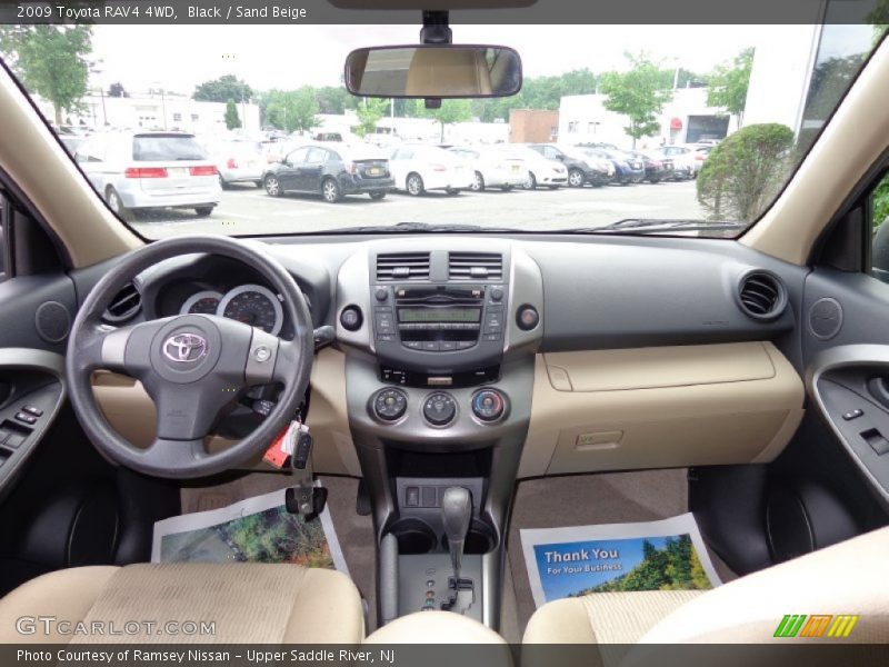 Black / Sand Beige 2009 Toyota RAV4 4WD
