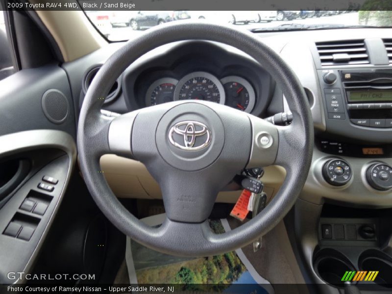 Black / Sand Beige 2009 Toyota RAV4 4WD