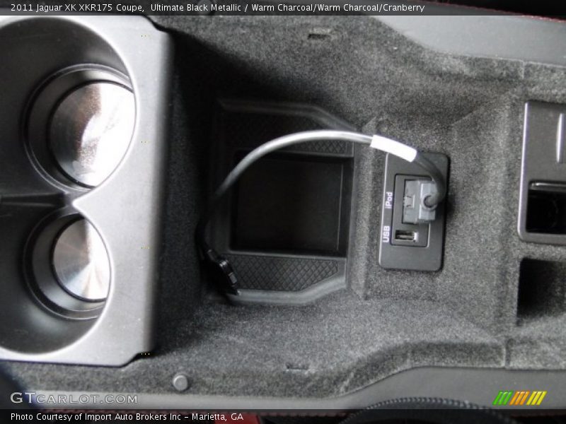 Ultimate Black Metallic / Warm Charcoal/Warm Charcoal/Cranberry 2011 Jaguar XK XKR175 Coupe