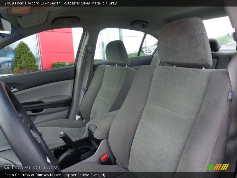 Front Seat of 2009 Accord LX-P Sedan