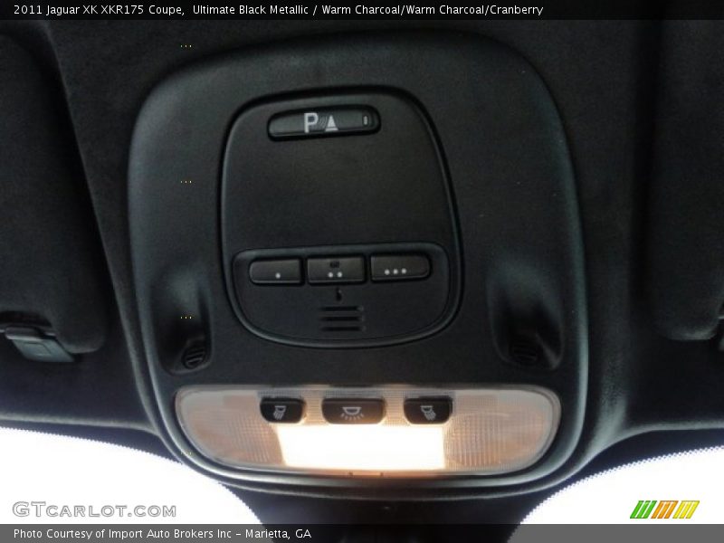 Ultimate Black Metallic / Warm Charcoal/Warm Charcoal/Cranberry 2011 Jaguar XK XKR175 Coupe