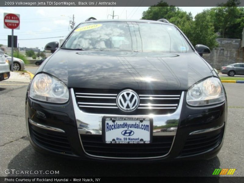 Black Uni / Anthracite 2009 Volkswagen Jetta TDI SportWagen