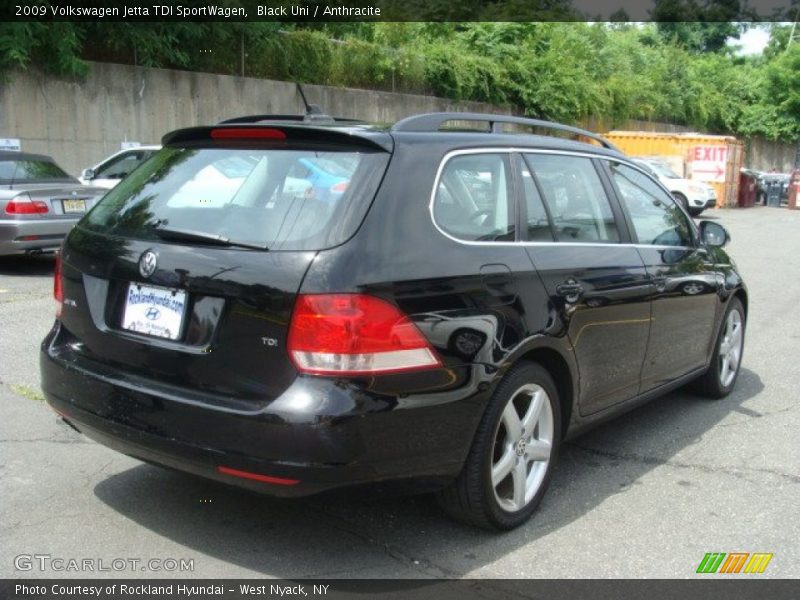 Black Uni / Anthracite 2009 Volkswagen Jetta TDI SportWagen