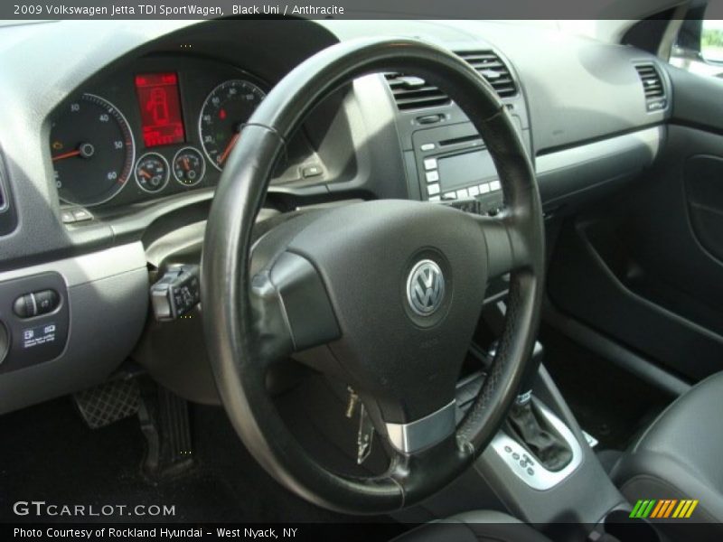 Black Uni / Anthracite 2009 Volkswagen Jetta TDI SportWagen