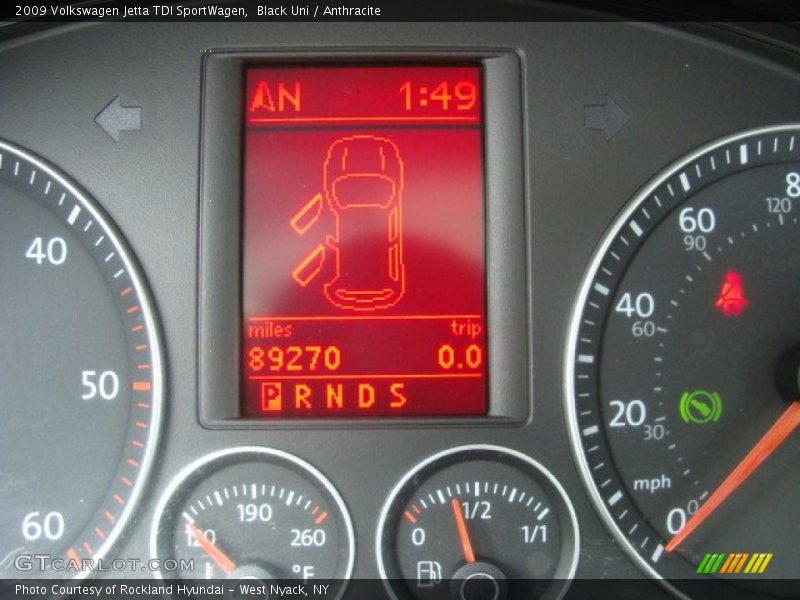 Black Uni / Anthracite 2009 Volkswagen Jetta TDI SportWagen