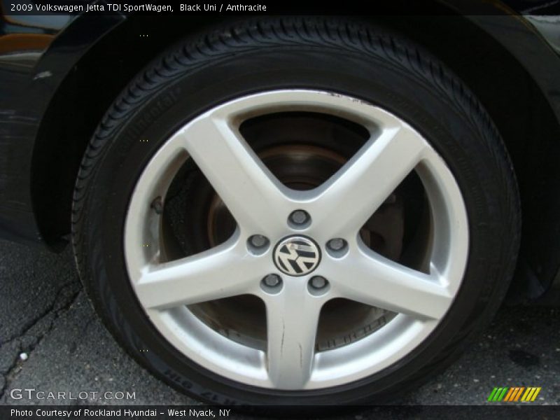 Black Uni / Anthracite 2009 Volkswagen Jetta TDI SportWagen