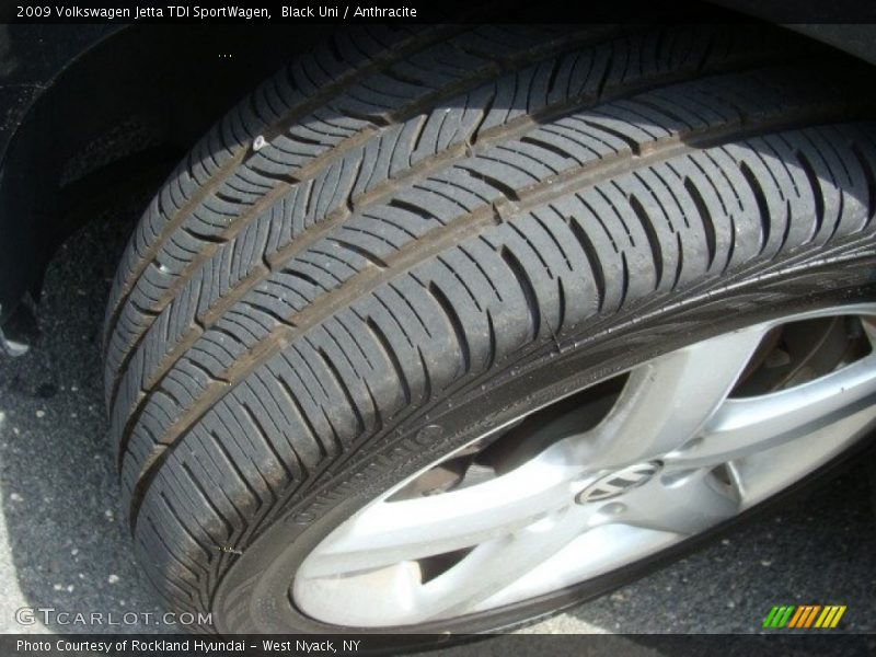 Black Uni / Anthracite 2009 Volkswagen Jetta TDI SportWagen