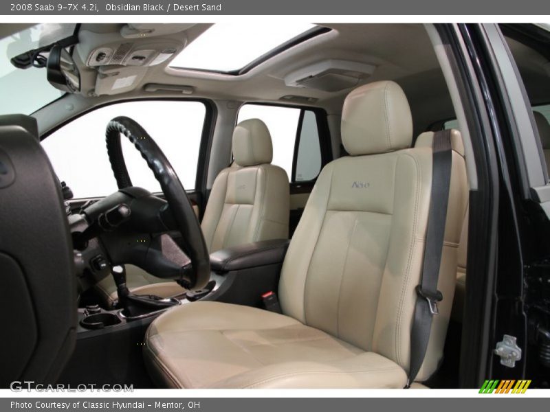 Front Seat of 2008 9-7X 4.2i