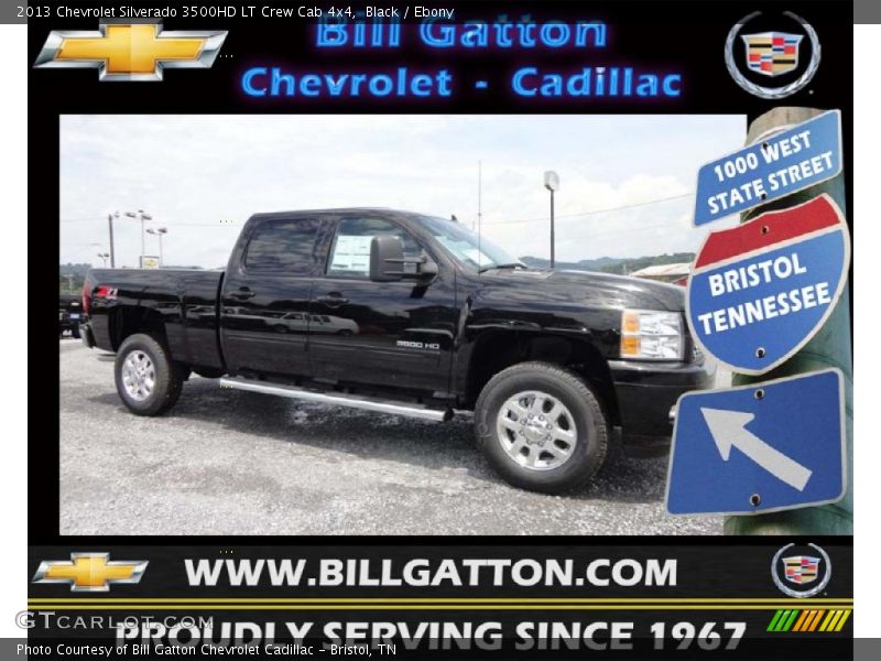 Black / Ebony 2013 Chevrolet Silverado 3500HD LT Crew Cab 4x4