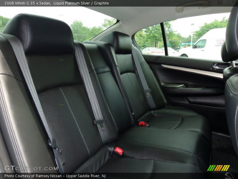 Liquid Platinum Silver / Graphite 2008 Infiniti G 35 x Sedan