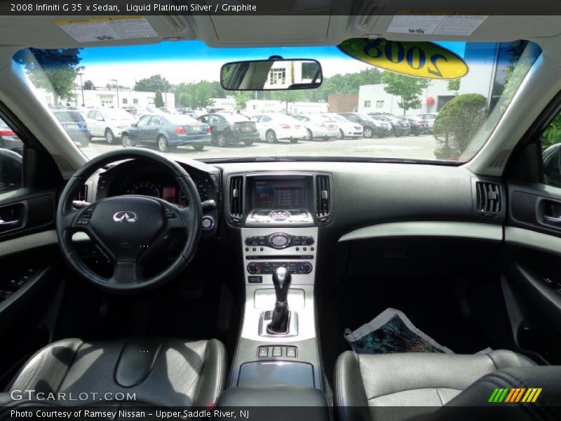 Liquid Platinum Silver / Graphite 2008 Infiniti G 35 x Sedan