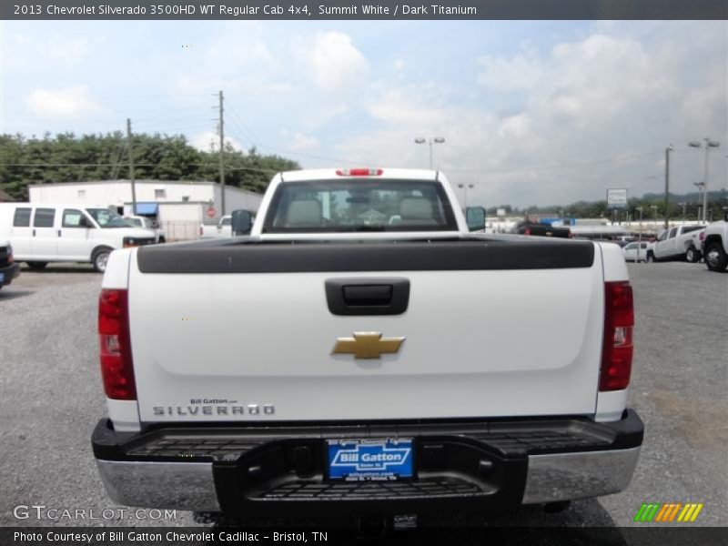 Summit White / Dark Titanium 2013 Chevrolet Silverado 3500HD WT Regular Cab 4x4