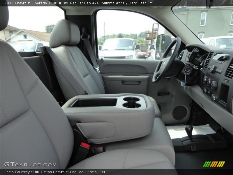 Summit White / Dark Titanium 2013 Chevrolet Silverado 3500HD WT Regular Cab 4x4