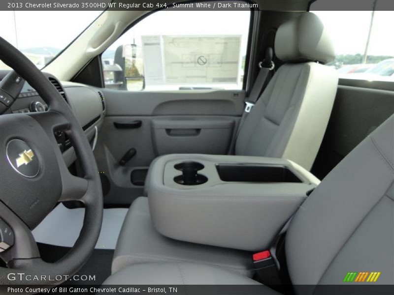 Summit White / Dark Titanium 2013 Chevrolet Silverado 3500HD WT Regular Cab 4x4
