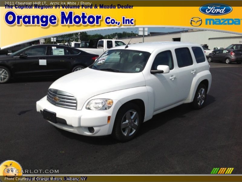 Arctic Ice White / Ebony 2011 Chevrolet HHR LT