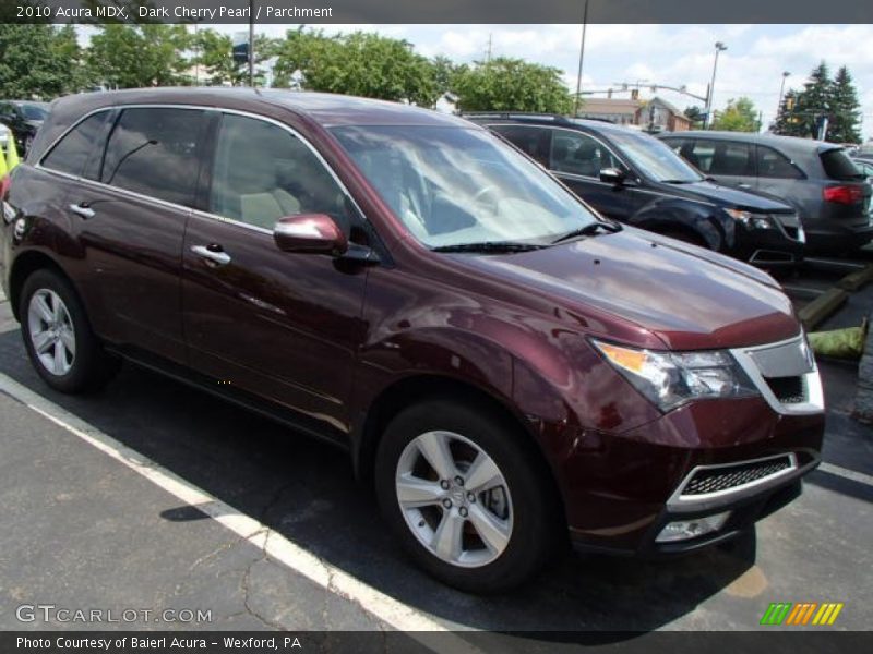 Dark Cherry Pearl / Parchment 2010 Acura MDX