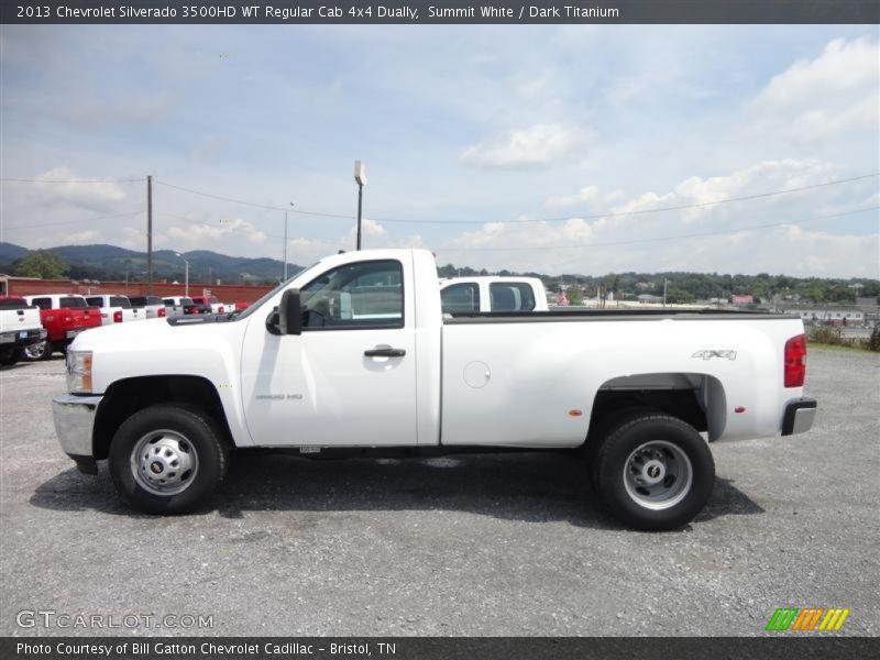  2013 Silverado 3500HD WT Regular Cab 4x4 Dually Summit White