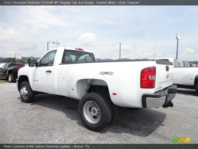  2013 Silverado 3500HD WT Regular Cab 4x4 Dually Summit White