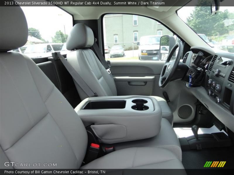  2013 Silverado 3500HD WT Regular Cab 4x4 Dually Dark Titanium Interior