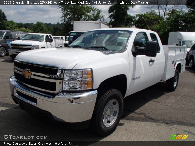 Front 3/4 View of 2013 Silverado 2500HD Work Truck Extended Cab 4x4 Utility