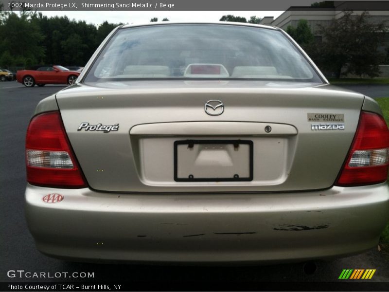 Shimmering Sand Metallic / Beige 2002 Mazda Protege LX