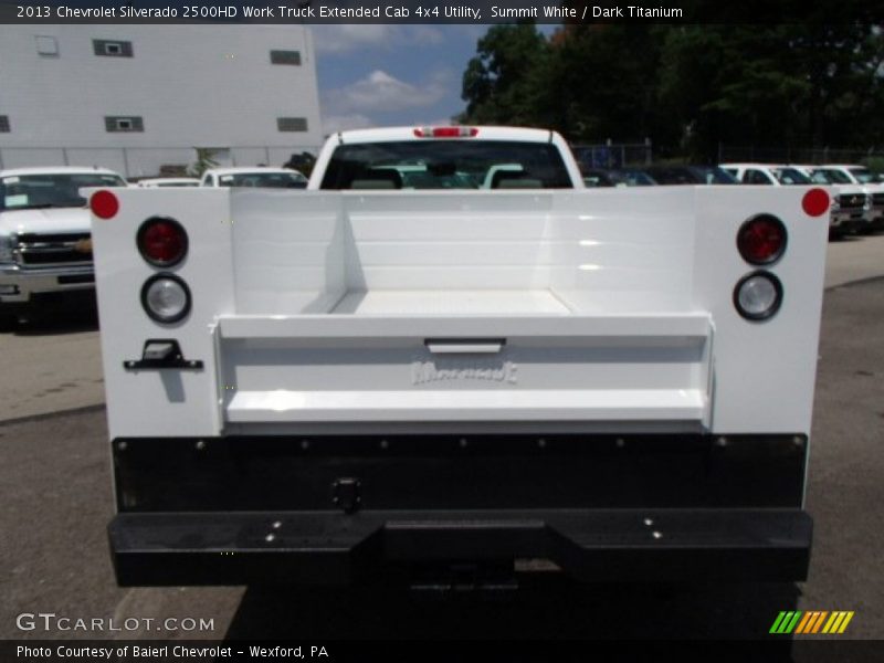 Summit White / Dark Titanium 2013 Chevrolet Silverado 2500HD Work Truck Extended Cab 4x4 Utility