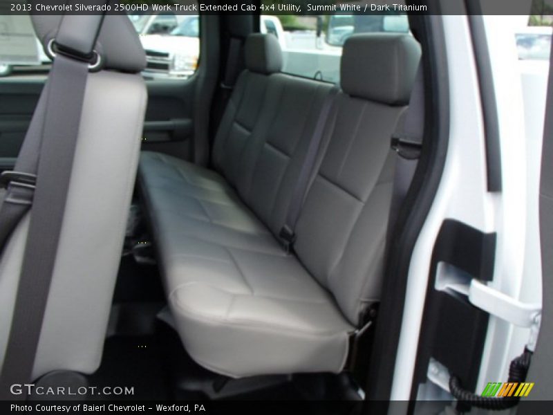 Summit White / Dark Titanium 2013 Chevrolet Silverado 2500HD Work Truck Extended Cab 4x4 Utility