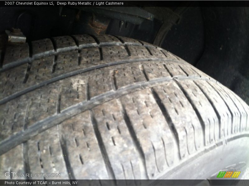 Deep Ruby Metallic / Light Cashmere 2007 Chevrolet Equinox LS