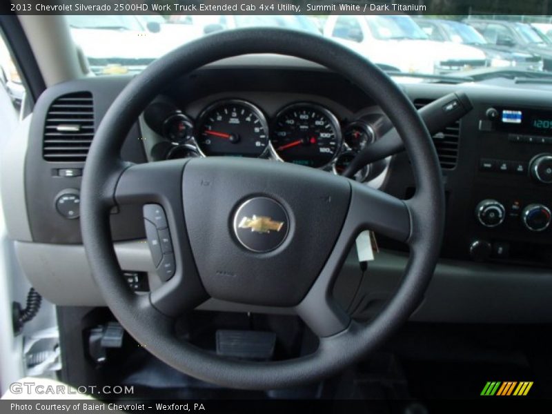  2013 Silverado 2500HD Work Truck Extended Cab 4x4 Utility Steering Wheel