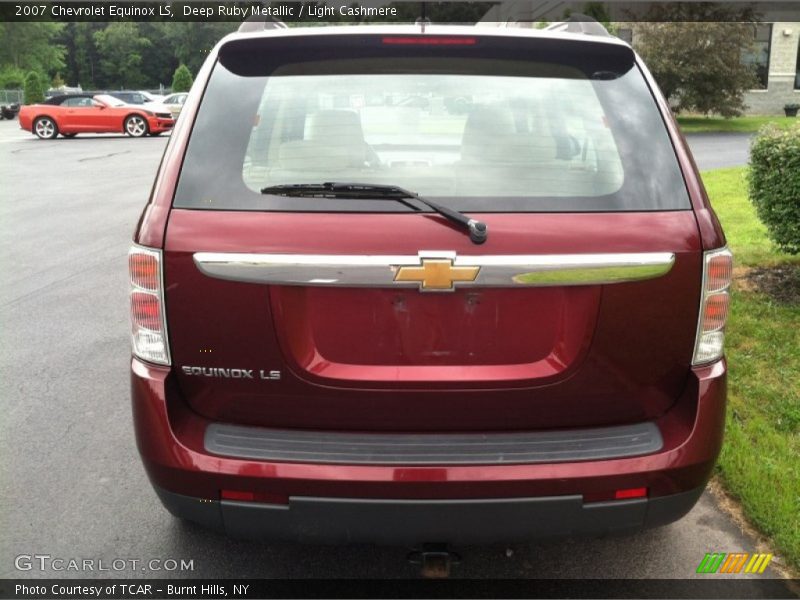 Deep Ruby Metallic / Light Cashmere 2007 Chevrolet Equinox LS
