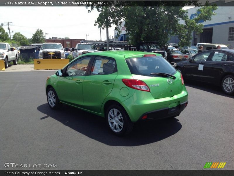 Spirted Green Metallic / Black 2012 Mazda MAZDA2 Sport