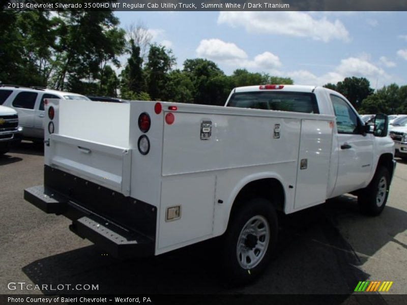 Summit White / Dark Titanium 2013 Chevrolet Silverado 3500HD WT Regular Cab Utility Truck