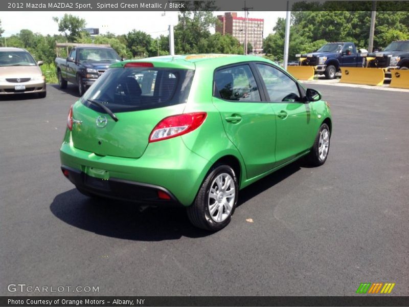 Spirted Green Metallic / Black 2012 Mazda MAZDA2 Sport