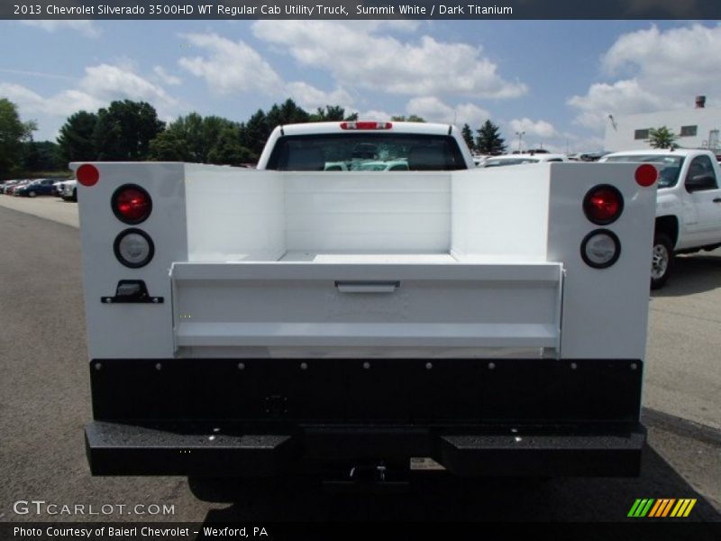 Summit White / Dark Titanium 2013 Chevrolet Silverado 3500HD WT Regular Cab Utility Truck