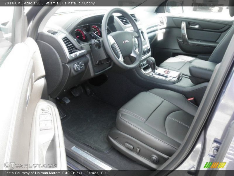 Atlantis Blue Metallic / Ebony 2014 GMC Acadia SLT