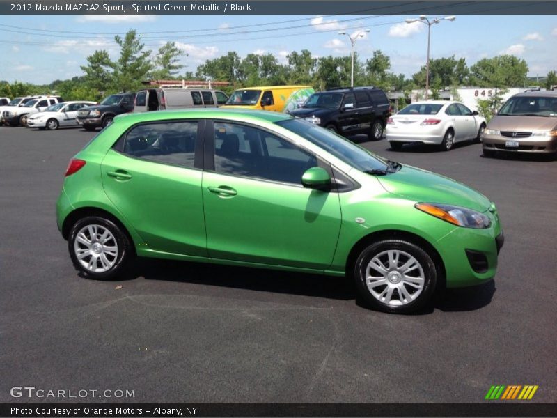 Spirted Green Metallic / Black 2012 Mazda MAZDA2 Sport