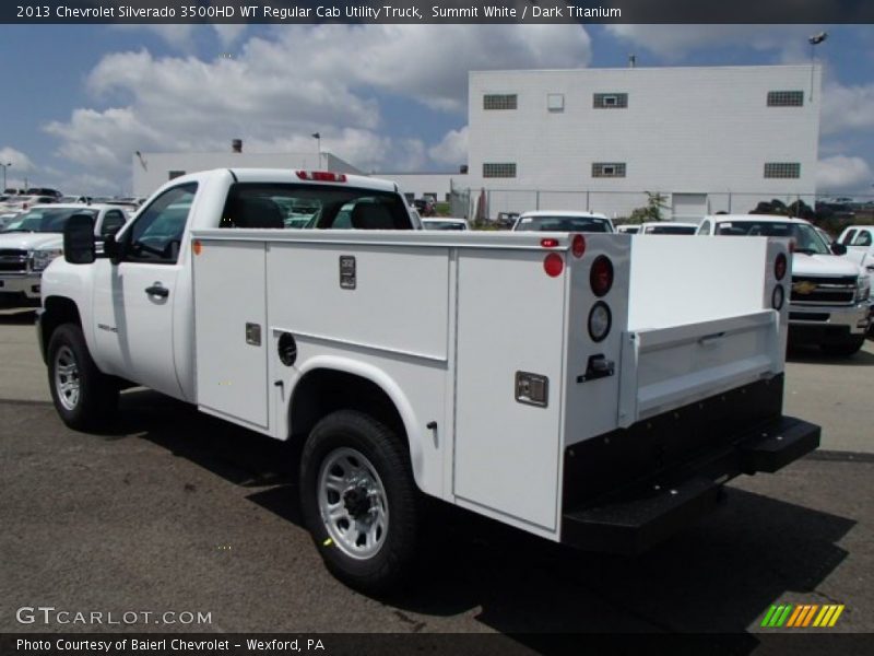 Summit White / Dark Titanium 2013 Chevrolet Silverado 3500HD WT Regular Cab Utility Truck