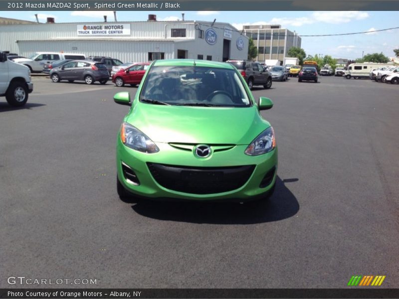 Spirted Green Metallic / Black 2012 Mazda MAZDA2 Sport