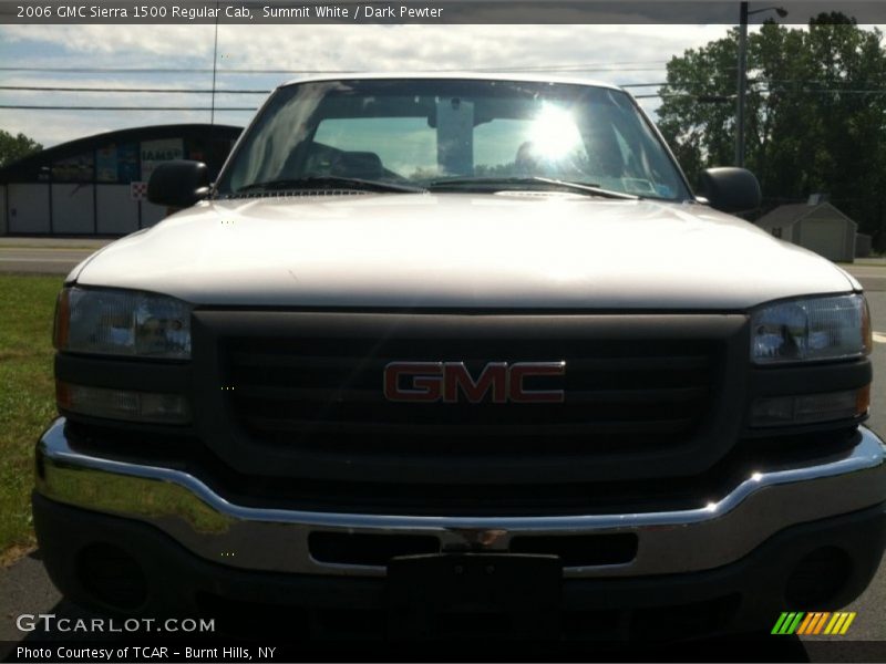 Summit White / Dark Pewter 2006 GMC Sierra 1500 Regular Cab