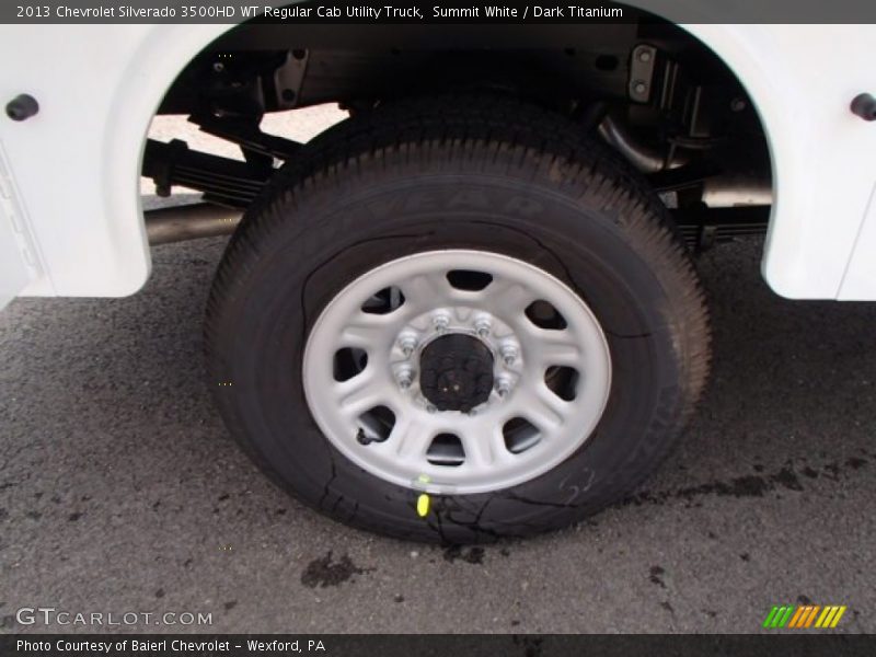 Summit White / Dark Titanium 2013 Chevrolet Silverado 3500HD WT Regular Cab Utility Truck