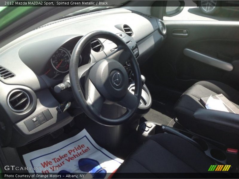 Spirted Green Metallic / Black 2012 Mazda MAZDA2 Sport