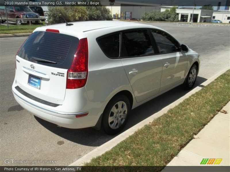 Nordic White / Beige 2010 Hyundai Elantra Touring GLS