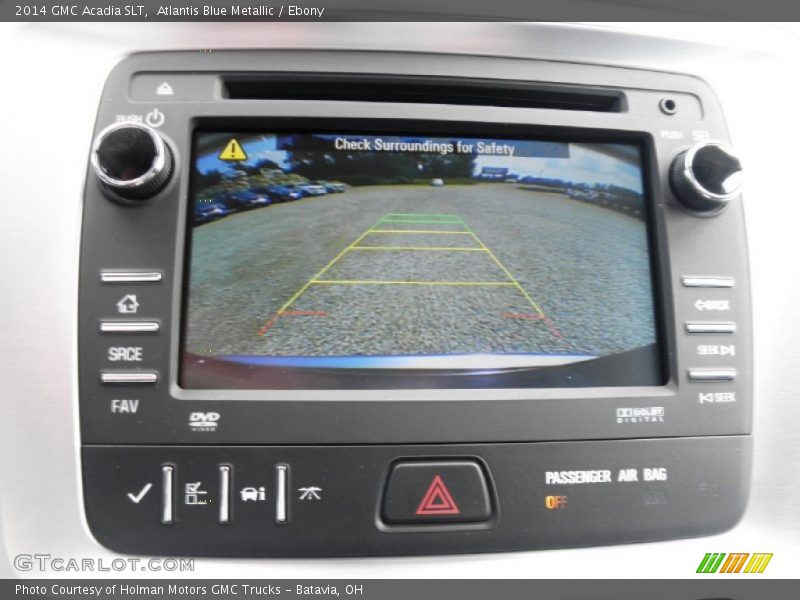 Atlantis Blue Metallic / Ebony 2014 GMC Acadia SLT