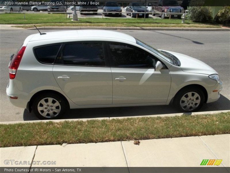 Nordic White / Beige 2010 Hyundai Elantra Touring GLS